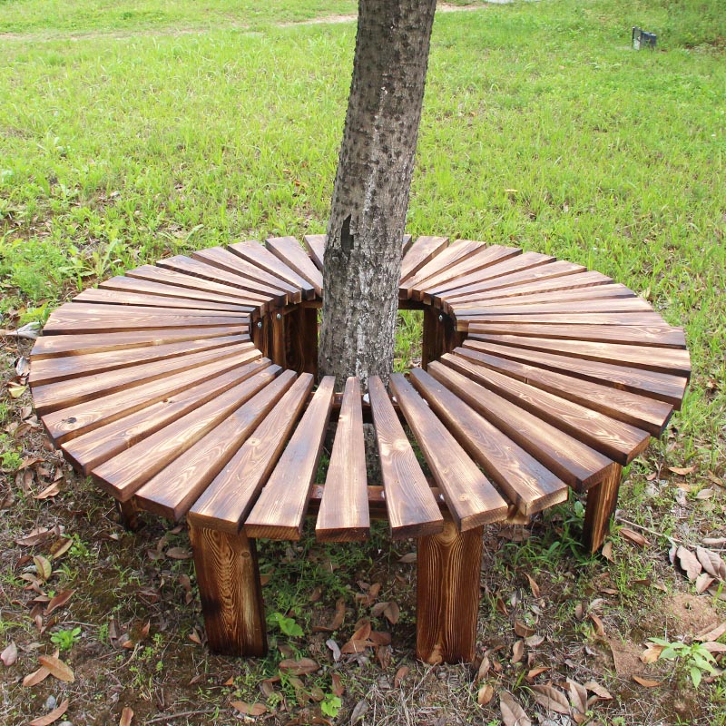 Modern Simple Style Waterproof White/Blue/Sepia Lumber Picnic Bench